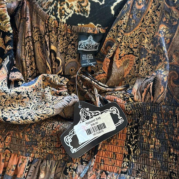 NWT Angie ladies Boho style Dress - Picture 6 of 7